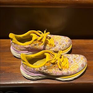 Free People Hoka Floral Yellow Women's Sneakers